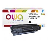 TONERCARTRIDGE OWA HP CE278A ZWART