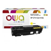 TONERCARTRIDGE OWA HP CF412A GEEL