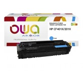 TONERCARTRIDGE OWA HP CF401X BLAUW