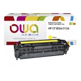 TONERCARTRIDGE OWA HP CF382A GEEL