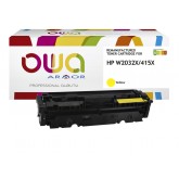 TONERCARTRIDGE OWA HP W2032X GEEL