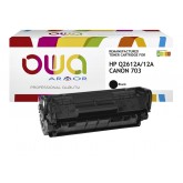 TONERCARTRIDGE OWA HP Q2612A ZWART