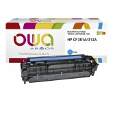 TONERCARTRIDGE OWA HP CF381A BLAUW