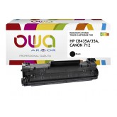 TONERCARTRIDGE OWA HP CB435A ZWART