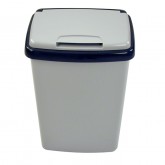 AFVALBAK VEPA BINS BEKERINZET 50 LITER GRIJS