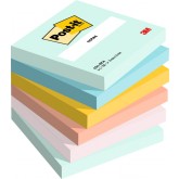 MEMOBLOK 3M POST-IT 654 76X76MM BEACHSIDE COLOUR