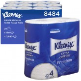 TOILETPAPIER KC KLEENEX 8484 4-LAAGS 160VEL WIT