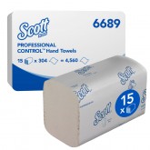 HANDDOEK SCOTT 6689 I-VOUW 1-LGS 21X20CM WIT