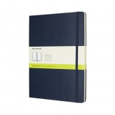 NOTITIEBOEK MOLESKINE XL 190X250 BLC HC SAPP BL