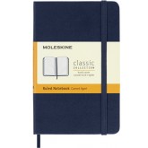 NOTITIEBOEK MOLESKINE POCKET 90X140 LN HC SAPP BL