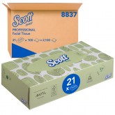 TISSUE SCOTT FACIAL 8837 2-LAAGS STANDAARD WIT