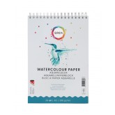 AQUARELBLOK QREA A5 20VEL 200GR SPIRAAL