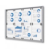 VERGRENDELBAAR NOTITIEBORD INDOOR ECONOMY 8X A4