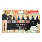 MARKEERSTIFT STABILO BOSS 70/8 NATURE ETUI À 8ST