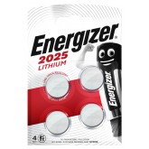 BATTERIJ ENERGIZER CR2025 LITHIUM 4ST