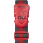 KOFFERRIEM MASTERLOCK TSA ROOD/ZWART