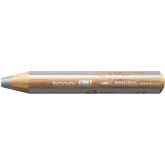 KLEURPOTLOOD STABILO 880 WOODY 3 IN 1 ZILVER