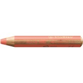KLEURPOTLOOD STABILO 880 WOODY 3 IN 1 PASTEL ROOD