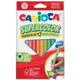 KLEURPOTLOOD CARIOCA SUPERCOLOR TRIANGULAR 12ST