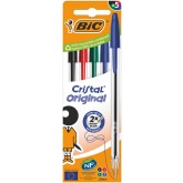 BALPEN BIC CRISTAL M 5ST ASSORTI