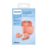 OORTELEFOON PHILIPS IN-EAR TWS TAT2236 ROZE