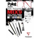 MIX MEDIA PAPIER CF A4 PAINT ON 27VEL 250GRAM ASS