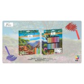 PASTELKRIJT NASSAU FINE ART ZACHT 24 STUKS ASSORTI