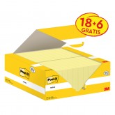 MEMOBLOK 3M POST-IT 653-CY 38MMX51MM GEEL