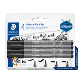 BRUSHPEN STAEDTLER PIGMENT PEN INTENSE BLACK