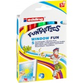 KRIJTSTIFT EDDING 16-5 FUNTASTICS WINDOW FUN 5X