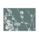 PLACEMAT ABSTRACTE JAPANSE KERSENBLOESEM GREEN