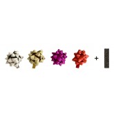 ROZETTEN ASSORTI GLITTER DIAMETER 50MM