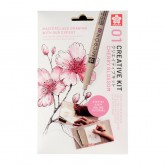TEKENSET SAKURA CREATIVE KIT CHERRY BLOSSOM