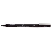 FINELINER UNI-BALL PIN BEITELPUNT 2MM ZWART