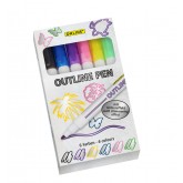 VILTSTIFT ONLINE OUTLINE ASSORTI DOOS À 6 STUKS