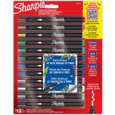 VILTSTIFT SHARPIE CREATIEVE MARKER 12ST ASSORTI