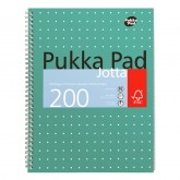 COLLEGEBLOK PUKKA JOTTA A4 LIJN 4-G 200PAG 80GR GN