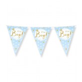 PARTY FLAGS FOIL IT'S A BOY!