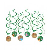 SWIRL DECORATIONS JUNGLE
