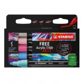 ACRYLMARKER STABILO FREE ACRYLIC T300 CANDY ASS
