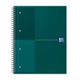 SPIRAALBLK OXF INTERNATIONAL NOTEBK A4+ LIJN GROEN