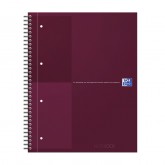 SPIRAALBLK OXF INTERNATIONAL NOTEBK A4+ LIJN ROOD