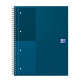 SPIRAALBLK OXF INTERNATIONAL NOTEBK A4+ LN PETR BL