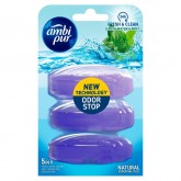 TOILETBLOK NAVULLING AMBI PUR FRESH WATERM 3X55ML