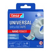 PLAKBAND TESA NANO POWER DUBBELZIJDIG 30MMX3M