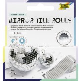 MOZAIEKSTEENTJES FOLIA ZILVER ZELFKLEVEND 5X5MM