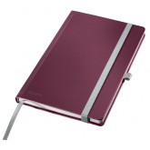 NOTITIEBOEK LEITZ STYLE A5 LIJN 160 PAGINA'S ROOD