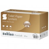 TOILETPAPIER SATINO JT3 PURESOFT SYSTEEMROL 2LAAGS