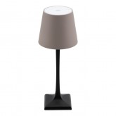 TAFELLAMP SECURIT MILANO LED OPL DIMBAAR TAUP-ZWRT