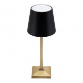 TAFELLAMP SECURIS ROMA LED OPL DIMBAAR ZWART-GOUD